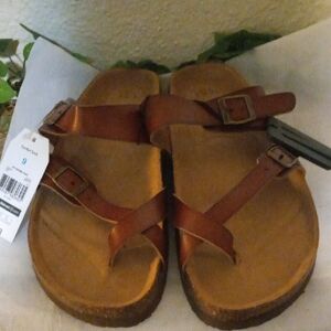 new Brown Strappy Sandals